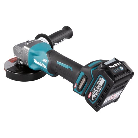 Makita GA016GM201 Akku-Winkelschleifer 40V max. / 4,0 Ah, 2 Akkus + Ladegerät im MAKPAC EN