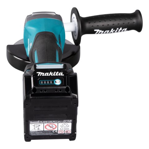 Makita GA016GM201 Akku-Winkelschleifer 40V max. / 4,0 Ah, 2 Akkus + Ladegerät im MAKPAC EN