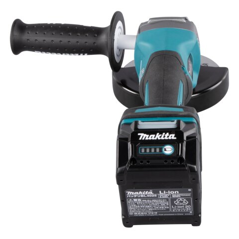 Makita GA016GM201 Akku-Winkelschleifer 40V max. / 4,0 Ah, 2 Akkus + Ladegerät im MAKPAC EN