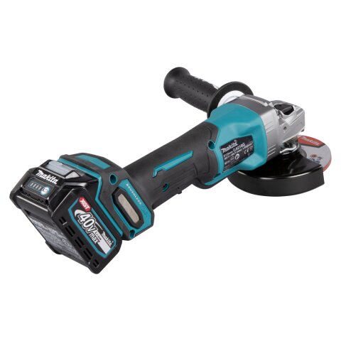Makita GA016GM201 Akku-Winkelschleifer 40V max. / 4,0 Ah, 2 Akkus + Ladegerät im MAKPAC EN