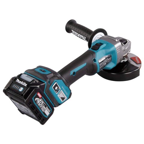 Makita GA023GM201 Akku-Winkelschleifer 40V max. / 4,0 Ah, 2 Akkus + Ladegerät im MAKPAC EN
