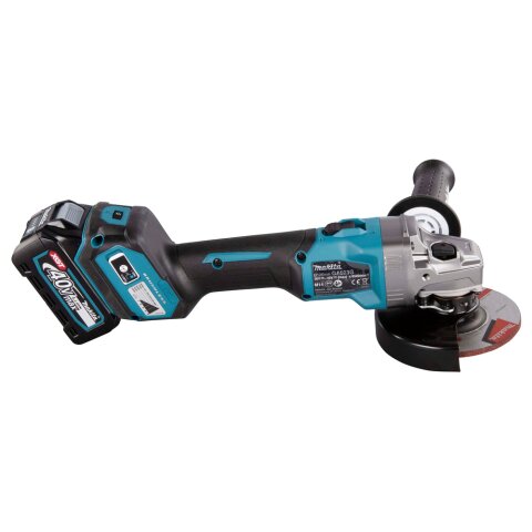 Makita GA023GM201 Akku-Winkelschleifer 40V max. / 4,0 Ah, 2 Akkus + Ladegerät im MAKPAC EN