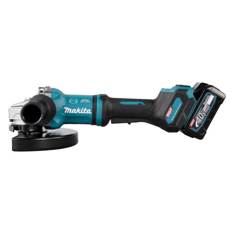 Makita GA038GT201 Akku-Winkelschleifer 40V max. / 5,0 Ah, 2 Akkus + Ladegerät im Transportkoffer