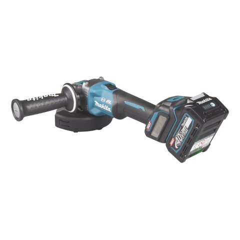 Makita GA041GM201 Akku-Winkelschleifer 40V max. / 4,0 Ah, 2 Akkus + Ladegerät im MAKPAC