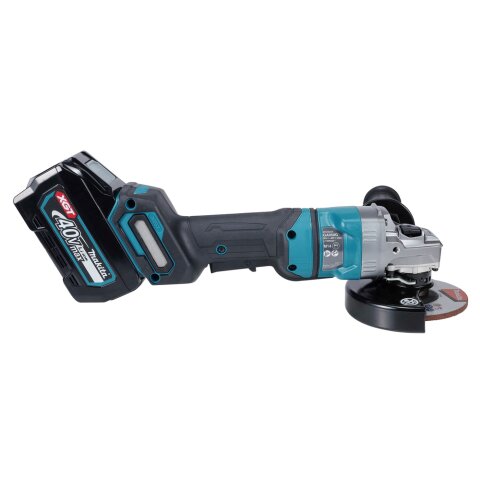 Makita GA050GM201 Akku-Winkelschleifer 40V max. / 4,0 Ah, 2 Akkus + Ladegerät im MAKPAC