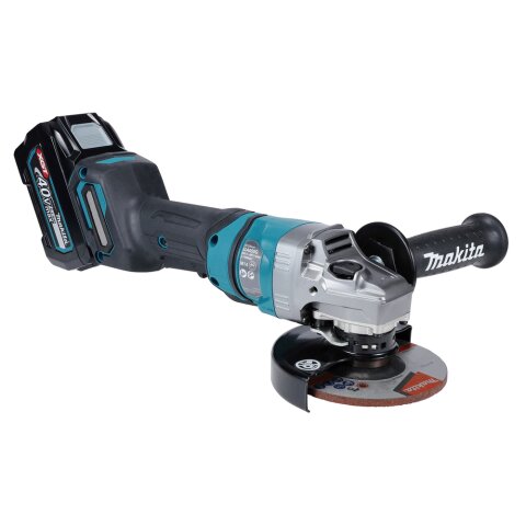 Makita GA050GM201 Akku-Winkelschleifer 40V max. / 4,0 Ah, 2 Akkus + Ladegerät im MAKPAC
