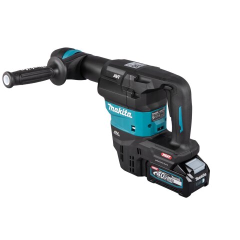 Makita HM001GM201 Akku-Stemmhammer 40V max. / 4,0 Ah, 2 Akkus + Ladegerät im Transportkoffer inkl. AWS Funk-Adapter WUT01