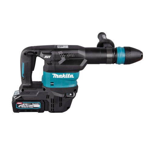 Makita HM001GM201 Akku-Stemmhammer 40V max. / 4,0 Ah, 2 Akkus + Ladegerät im Transportkoffer inkl. AWS Funk-Adapter WUT01