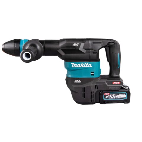 Makita HM001GM201 Akku-Stemmhammer 40V max. / 4,0 Ah, 2 Akkus + Ladegerät im Transportkoffer inkl. AWS Funk-Adapter WUT01
