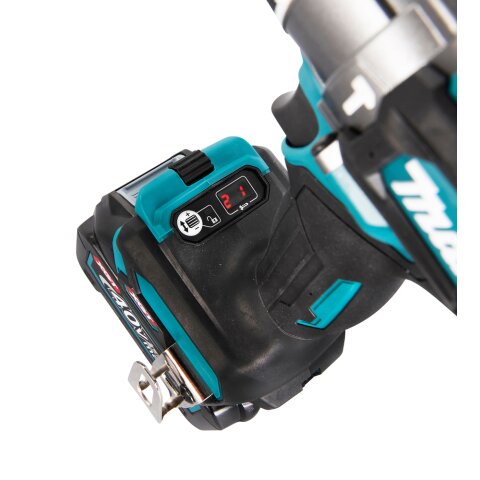 Makita HP001GD201 Akku-Schlagbohrschrauber 40V max. / 2,5 Ah, 2 Akkus + Ladegerät im MAKPAC