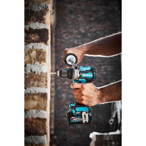 Makita HP001GD201 Akku-Schlagbohrschrauber 40V max. / 2,5 Ah, 2 Akkus + Ladegerät im MAKPAC
