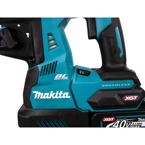 Makita HR004GM201 Akku-Kombihammer SDS-PLUS 40V max. / 4,0 Ah, 2 Akkus + Ladegerät im MAKPAC