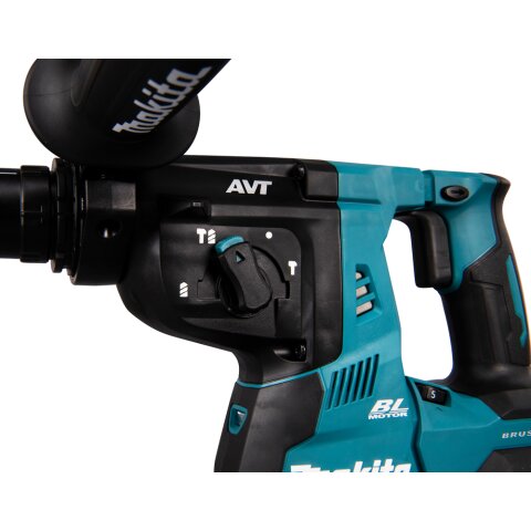 Makita HR004GM202 Akku-Kombihammer SDS-PLUS 40V max. / 4,0 Ah, 2 Akkus + Ladegerät im MAKPAC inkl. Staubabsaugung DX14 EN