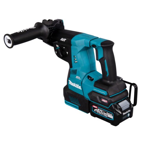 Makita HR004GM202 Akku-Kombihammer SDS-PLUS 40V max. / 4,0 Ah, 2 Akkus + Ladegerät im MAKPAC inkl. Staubabsaugung DX14 EN