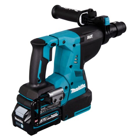 Makita HR004GM202 Akku-Kombihammer SDS-PLUS 40V max. / 4,0 Ah, 2 Akkus + Ladegerät im MAKPAC inkl. Staubabsaugung DX14 EN