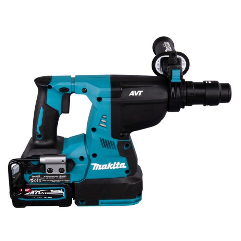 Makita HR004GM202 Akku-Kombihammer SDS-PLUS 40V max. / 4,0 Ah, 2 Akkus + Ladegerät im MAKPAC inkl. Staubabsaugung DX14 EN