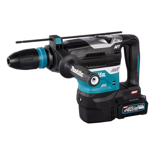 Makita HR005GM202 Akku-Kombihammer SDS-MAX 40V max. / 4,0 Ah, 2 Akkus + Ladegerät im Transportkoffer inkl. AWS Funk-Adpater WUT01