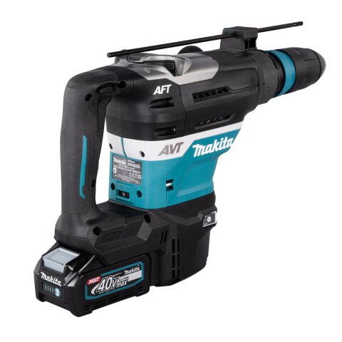 Makita HR005GM202 Akku-Kombihammer SDS-MAX 40V max. / 4,0 Ah, 2 Akkus + Ladegerät im Transportkoffer inkl. AWS Funk-Adpater WUT01