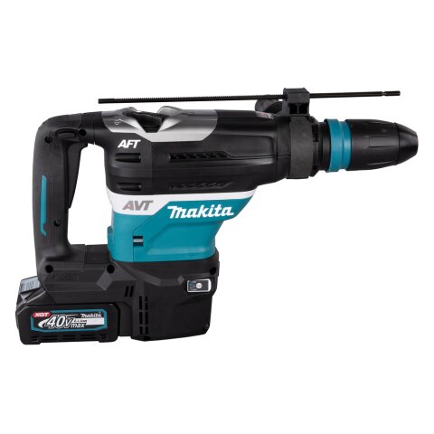 Makita HR005GM202 Akku-Kombihammer SDS-MAX 40V max. / 4,0 Ah, 2 Akkus + Ladegerät im Transportkoffer inkl. AWS Funk-Adpater WUT01