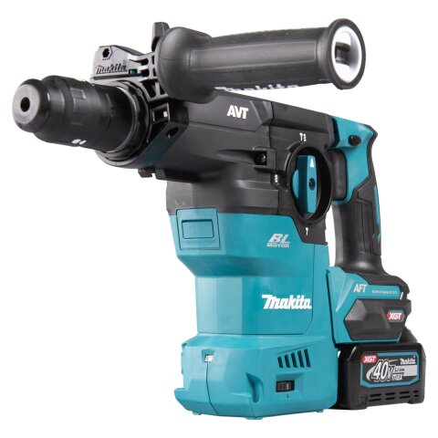 Makita HR009GM202 Akku-Kombihammer 40V max. mit Schnellwechselfutter / 4,0 Ah, 2 Akkus + Ladegerät im Transportkoffer EN