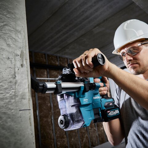 Makita HR010GD201 Akku-Kombihammer SDS-PLUS 40V max. / 2,5 Ah, 2 Akkus + Ladegerät im MAKPAC