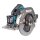 Makita HS011GT201 Akku-Handkreissäge 101mm 40V max. / 5,0 Ah, 2 Akkus + Ladegerät