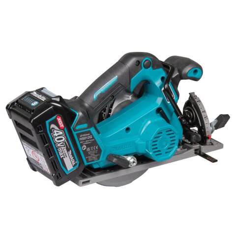 Makita HS012GD201 Akku-Handkreissäge 57 mm 40V max. / 2,5 Ah, 2 Akkus + Ladegerät EN
