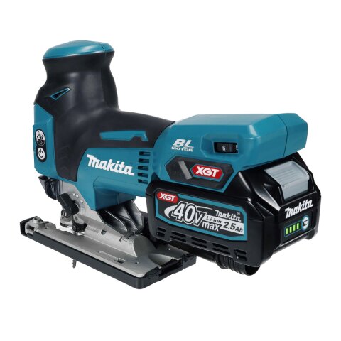 Makita JV001GD101 Akku-Pendelhubstichsäge 40V max. / 2,5 Ah, 1 Akkus + Ladegerät im MAKPAC