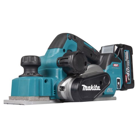 Makita KP001GM201 Akku-Hobel 40V max. / 4,0 Ah, 2 Akkus + Ladegerät im MAKPAC