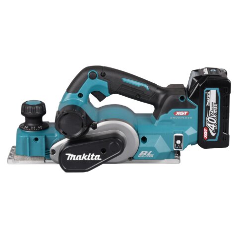 Makita KP001GM201 Akku-Hobel 40V max. / 4,0 Ah, 2 Akkus +...
