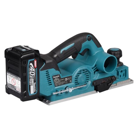 Makita KP001GM201 Akku-Hobel 40V max. / 4,0 Ah, 2 Akkus + Ladegerät im MAKPAC