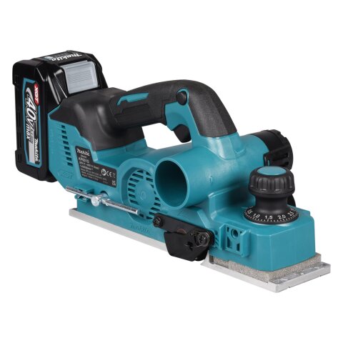 Makita KP001GM201 Akku-Hobel 40V max. / 4,0 Ah, 2 Akkus + Ladegerät im MAKPAC