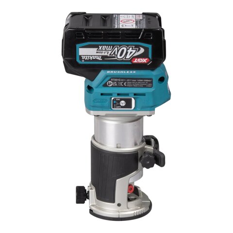 Makita RT001GM205 Akku-Multifunktionsfräse 40V max. / 4,0 Ah, 2 Akkus + Ladegerät im MAKPAC