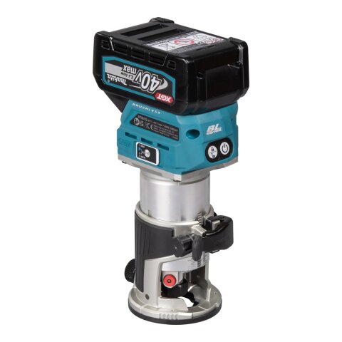 Makita RT001GM205 Akku-Multifunktionsfräse 40V max. / 4,0 Ah, 2 Akkus + Ladegerät im MAKPAC