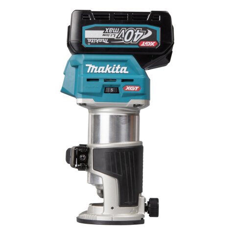 Makita RT001GM205 Akku-Multifunktionsfräse 40V max. / 4,0 Ah, 2 Akkus + Ladegerät im MAKPAC