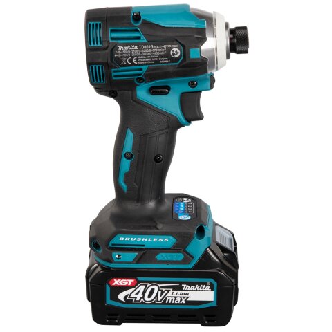 Makita TD001GD201 Akku-Schlagschrauber 40V max. / 2,5 Ah, 2 Akkus + Ladegerät im MAKPAC