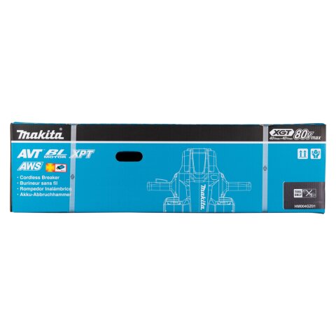 Makita HM004GZ01 Akku-Abbruchhammer 2x40V max. (ohne Akku, ohne Ladegerät) EN