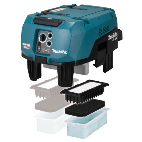 Makita VC006GMZ01 Akku-Staubsauger Klasse M, 40 l 2x40V max. (ohne Akku, ohne Ladegerät) EN