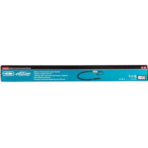 Makita VR004CZ Akku-Betonverdichter 36V PDC-Connector mit Verdichtervorsatz 52 mm/3,0 m (ohne Akku, ohne Ladegerät) EN