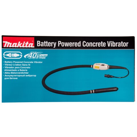 Makita VR004CZ Akku-Betonverdichter 36V PDC-Connector mit Verdichtervorsatz 52 mm/3,0 m (ohne Akku, ohne Ladegerät) EN