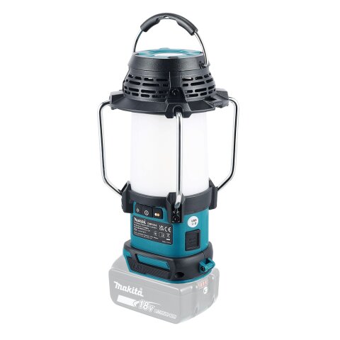 Makita DMR056 Akku-Radio mit Laterne 18V (ohne Akku, ohne Ladegerät) EN