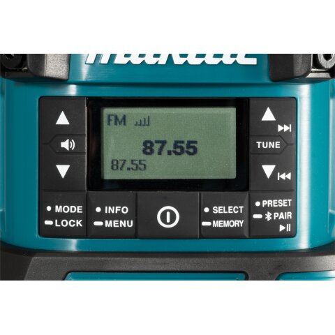 Makita DMR056 Akku-Radio mit Laterne 18V (ohne Akku, ohne Ladegerät) EN