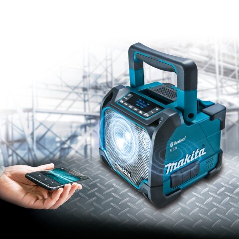 Makita DMR202 Bluetooth-Lautsprecher 12V max. - 18V / 230V (ohne Akku, ohne Ladegerät) EN
