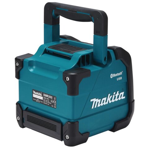 Makita DMR202 Bluetooth-Lautsprecher 12V max. - 18V / 230V (ohne Akku, ohne Ladegerät) EN