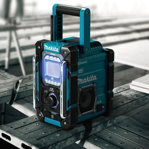 Makita DMR301 Akku-Baustellenradio 12V max. - 18V / 230V DAB+, Bluetooth (ohne Akku, ohne Ladegerät) EN