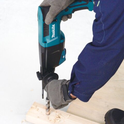 Makita HR2670FT Kombihammer für SDS-Plus 26 mm mit Wechselfutter