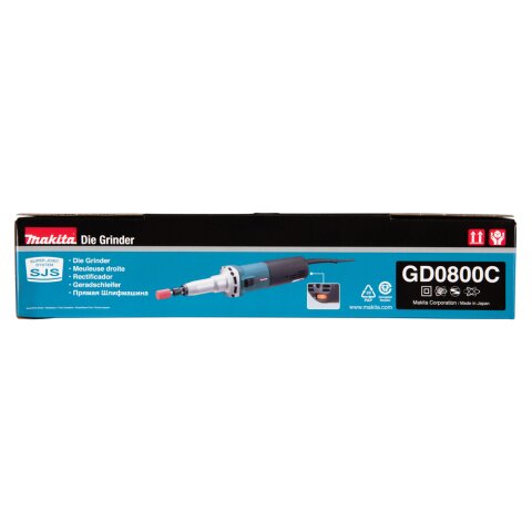 Makita GD0800C Geradschleifer 28.000 min-1 EN