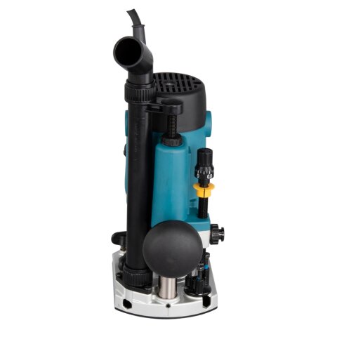 Makita RP1111CJFA Oberfräse 1.100 W inkl. D-53556 12-teiligem Fräser-Set im MAKPAC