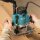 Makita RP1111CJFA Oberfräse 1.100 W inkl. D-53556 12-teiligem Fräser-Set im MAKPAC
