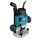 Makita RP1111CJFA Oberfräse 1.100 W inkl. D-53556 12-teiligem Fräser-Set im MAKPAC